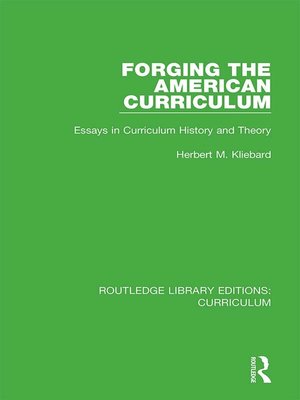 cover image of Forging the American Curriculum